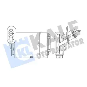 KALE Kalorifer Radyatörü (8FH 351 001-621) - VW Grubu (VW/Audi/Seat/Skoda) 346255