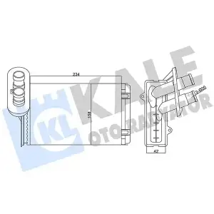 KALE Kalorifer Radyatörü (8FH 351 001-611) - VW Grubu (VW/Audi/Seat/Skoda) 346250