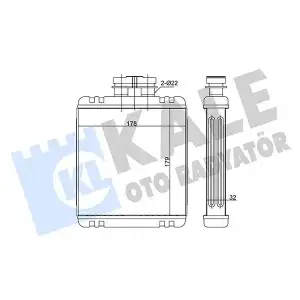KALE Kalorifer Radyatörü (8fh351311111) - VW Grubu (VW/Audi/Seat/Skoda) 346260