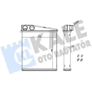 KALE Kalorifer Radyatörü (8FH 351 315-781) - VW Grubu (VW/Audi/Seat/Skoda) 346455