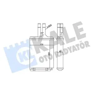 KALE Kalorifer Radyatörü (Kutu İçi Adet 1) (346675) - Opel