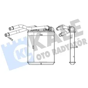 KALE Kalorifer Radyatörü (8fh351315351) - VW Grubu (VW/Audi/Seat/Skoda) 346740