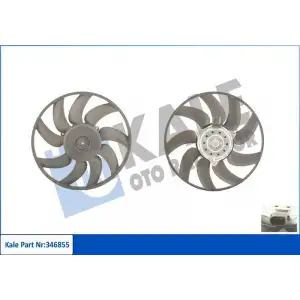 KALE Fan Motoru Sağ (350 Mm) - VW Grubu (VW/Audi/Seat/Skoda) 346855