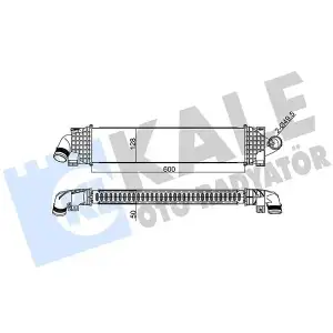 KALE Turbo Radyatörü (8v61 9l440 AC) - Ford 346900