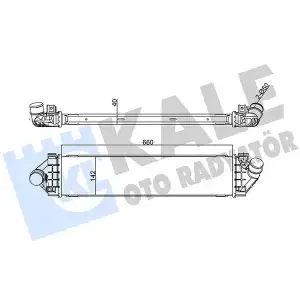 KALE Turbo Radyatörü (6g91 9l440 Ae/af/fd-manuel) - Ford 347000