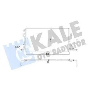 KALE Klima Radyatörü (Kurutucusuz) (350585) - Ford