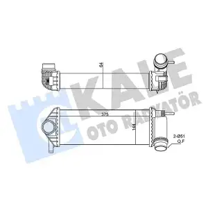 KALE Turbo Radyatörü (Intercooler) (350915) - Renault / Dacia