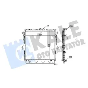 KALE Su Radyatörü (Brazing (Db39 8005 BD)) - Ford 351270