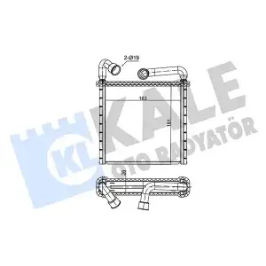 KALE Kalorifer Radyatörü (8FH 351 511-634) - VW Grubu (VW/Audi/Seat/Skoda) 352180