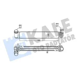 KALE Turbo Radyatörü (Intercooler) (352265) - Renault / Dacia
