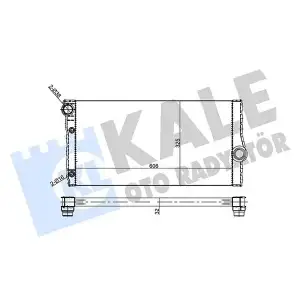 KALE Su Radyatörü (8MK 376 755-371-60769) - BMW / Mini 355685