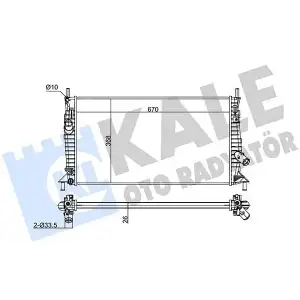 KALE Su Radyatörü (3m5h 8005 Rk/8603244) - Ford 356300