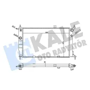 KALE Su Radyatörü (Al/mknk 590x378x34 MT Klimalı) - Opel 357005