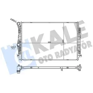 KALE Su Radyatörü (8mk376901384 (650x433x22 Mm)) - VW Grubu (VW/Audi/Seat/Skoda) 357270