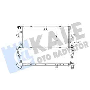 KALE Su Radyatörü (363520) - Kore Araçları (Hyundai/Kia)
