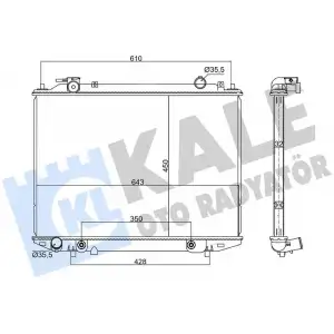 KALE Su Radyatörü ((AT) [Brazing] [32mm] 4*4 Otom. Vites) - Ford 363795