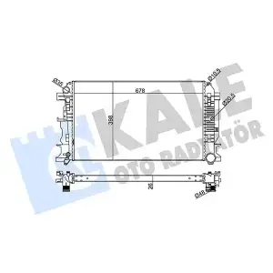KALE Su Radyatörü (8MK 376 735-331 (680x388 Mm)) - VW Grubu (VW/Audi/Seat/Skoda) 373900