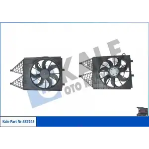 KALE Fan Motoru ((Davlumbazli)) (387695) - VW Grubu (VW/Audi/Seat/Skoda)