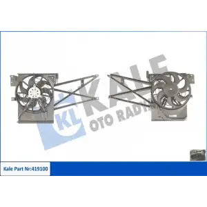 KALE Klima Fan Motoru (Davlumbazli 310mm) - Opel 419100