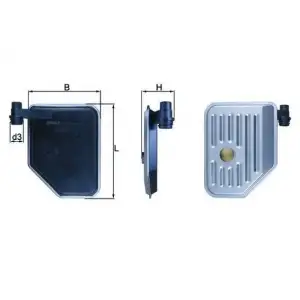 MAHLE Şanzıman Filtresi (Otomatik Şanzıman Filtresi) - Kore Araçları (Hyundai/Kia) MHL HX156