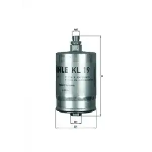 MAHLE Yakıt Filtresi (H80wk04) - Mercedes-Benz MHL KL19