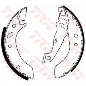 TRW Fren Balatası Arka ((180mm)dar (+abs)) - Ford GS8611