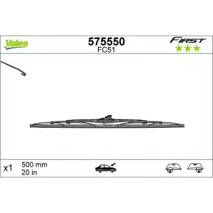 VALEO Silecek Süpürgesi Ön (Vf51 (X1) (500 MM)) - Fiat / Alfa / Lancia 575550