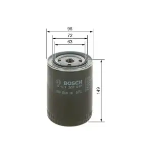 BOSCH Yağ Filtresi (H17w05) - VW Grubu (VW/Audi/Seat/Skoda) 0451203012