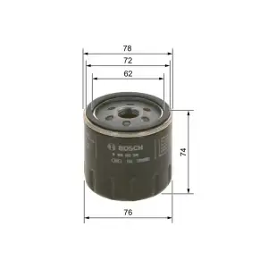 BOSCH Yağ Filtresi (0451103300) - Fiat / Alfa / Lancia