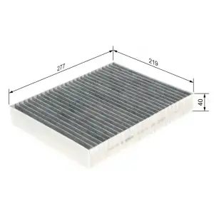 BOSCH Polen Filtresi (E2980lc / Lak855 (Karbonlu)) - VW Grubu (VW/Audi/Seat/Skoda) 1987435512
