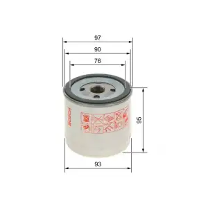 BOSCH Yağ Filtresi (0451103252) - Ford