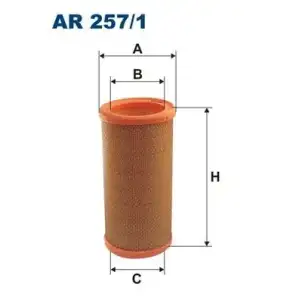 FILTRON Hava Filtresi (Boru Tip) (AR 257/1) - Renault / Dacia