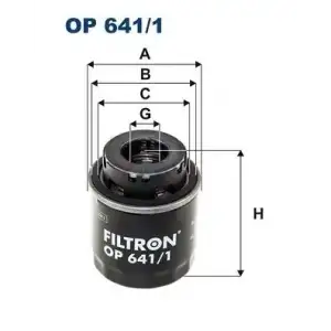 FILTRON Yağ Filtresi (H312w01) - VW Grubu (VW/Audi/Seat/Skoda) OP 641/1