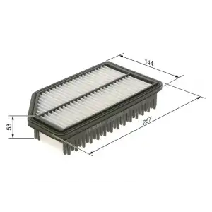 BOSCH Hava Filtresi (Gri Filtre) - Kore Araçları (Hyundai/Kia) 09864B0018
