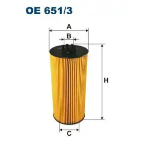 FILTRON Yağ Filtresi (Filtre Elemanı) (OE 651/3) - Ağır Vasıta