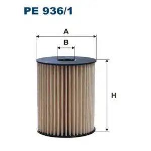 FILTRON Yakıt Filtresi (90x72x20mm) - Opel PE 936/1