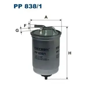 FILTRON Yakıt Filtresi (PP 838/1) - Ford