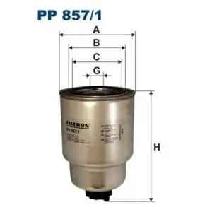FILTRON Yakıt Filtresi (PP 857/1) - Japon Araçları