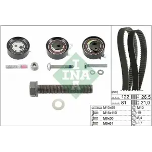 INA Triger Seti (530 0484 10) - VW Grubu (VW/Audi/Seat/Skoda)