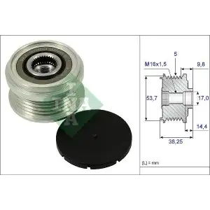 INA Alternatör Kasnağı (5 Kanallı) - Opel 535 0242 10