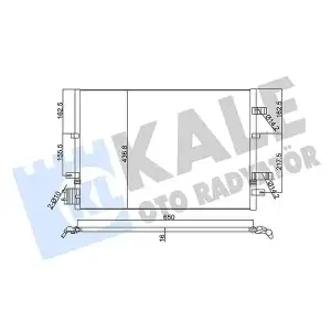 KALE Klima Radyatörü (5 İleri Otom Sanz) - Ford 345380