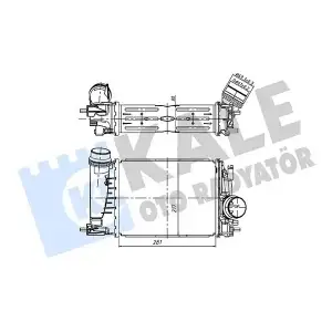 KALE Turbo Radyatörü (Intercooler) (375810) - Renault / Dacia