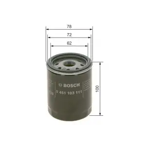 BOSCH Yağ Filtresi (0451103111) - Fiat / Alfa / Lancia