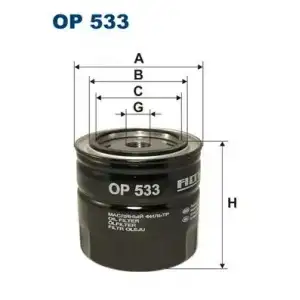 FILTRON Yağ Filtresi ((EFL 90)) - Ford OP 533