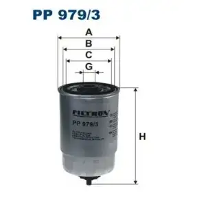 FILTRON Yakıt Filtresi (Mazot Filtresi 319223e200 - 1457434510) - Kore Araçları (Hyundai/Kia) PP 979/3