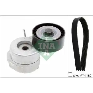 INA V Kayış Seti ((APV 1078+6pk 1310)) - Fiat / Alfa / Lancia 529 0286 10