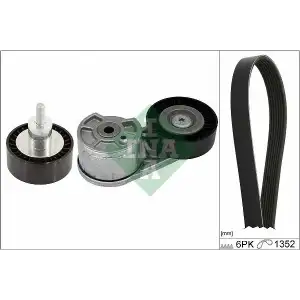 INA V Kayış Seti (6PK 1352 6PK 1353) - Ford 529 0549 10