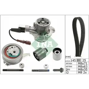 INA Triger Seti (145 Dış / Devirdaimli (Sensörlü)) - VW Grubu (VW/Audi/Seat/Skoda) 530 0699 30