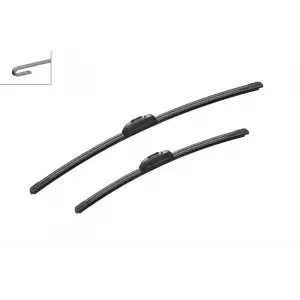 BOSCH Silecek Süpürgesi Ön Takım (600 / 450 MM Yeni Tip Takım) - Renault / Dacia 3397007995