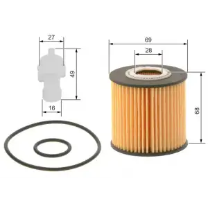 BOSCH Yağ Filtresi (F026407098) - Japon Araçları
